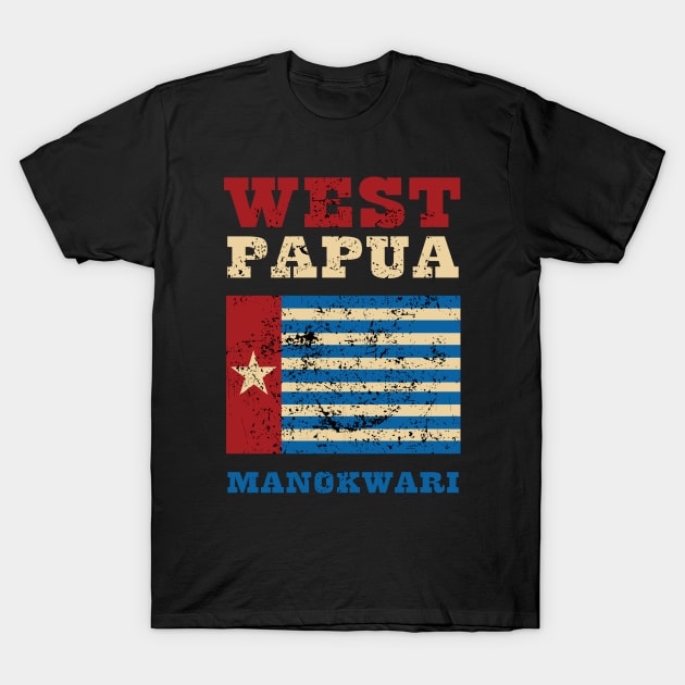 Flag of West Papua T-Shirt by KewaleeTee